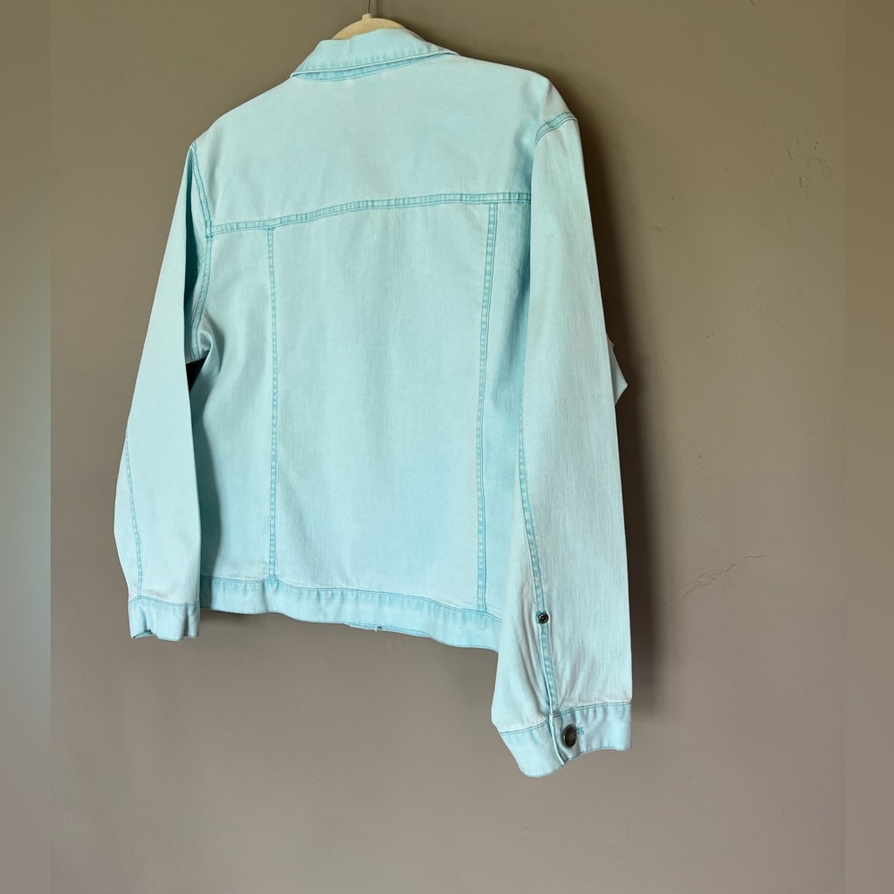 Chico’s Women’s Denim Jacket, Size 3 - Picture 3 of 5